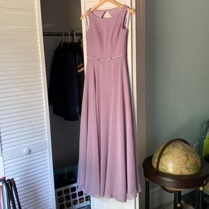 Beautiful, lilac, floor length, formal gown